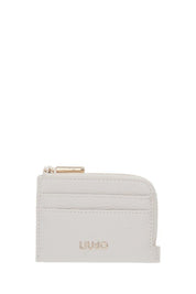 Liu Jo women's card holder with multiple card slots, black leather accessory for documents and credit cards.
