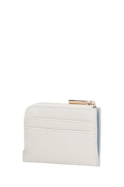 Liu Jo women's card holder in black leather with multiple card slots and silver logo detail.