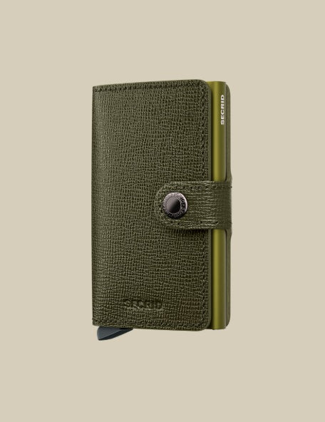 Secrid Miniwallet Crisple Secrid unisex cardholder with textured surface, compact design for credit cards and documents.