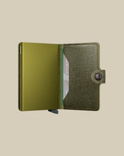 Secrid Miniwallet Crisple Secrid unisex cardholder with textured exterior, compact design, holding credit cards and identification documents.