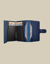 Secrid Miniwallet Crisple Secrid portable unisex wallet with card slots and textured design for secure document and credit card storage.