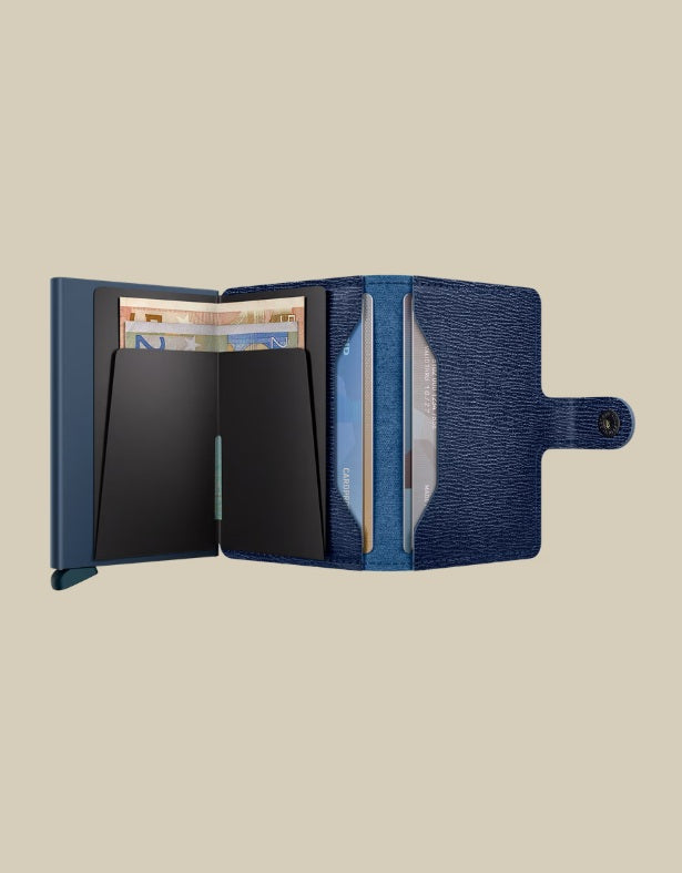 Secrid Miniwallet Crisple Secrid portable unisex wallet with card slots and textured design for secure document and credit card storage.