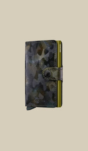 Secrid Miniwallet Porta carte Jungle Secrid, unisex leather cardholder with jungle print and compact design for credit cards and documents