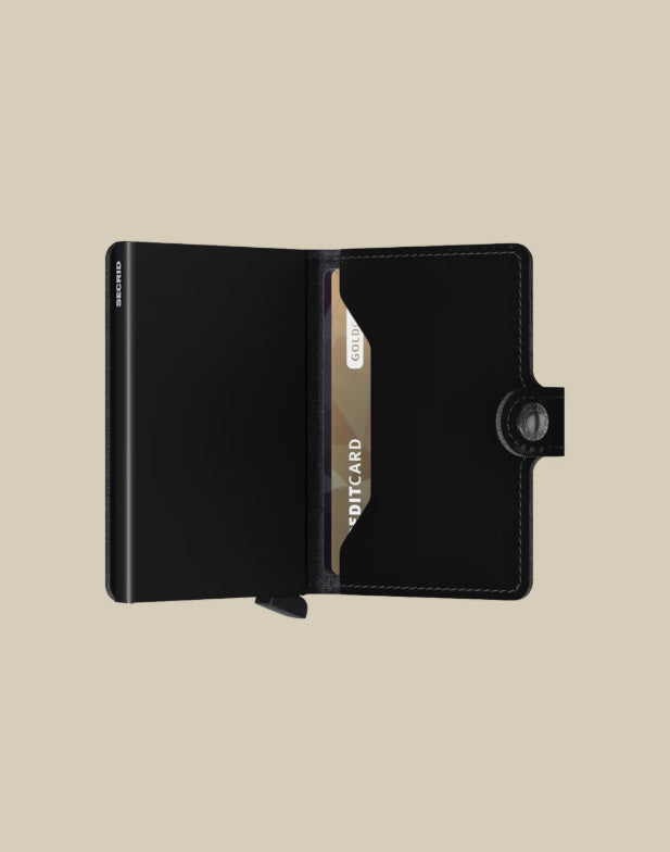 Secrid Miniwallet Matte Porta Carte unisex with compact design and card storage, featuring a sleek matte finish.