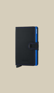 Secrid Miniwallet Matte Porta Carte, unisex leather card holder with compact design for credit cards and documents