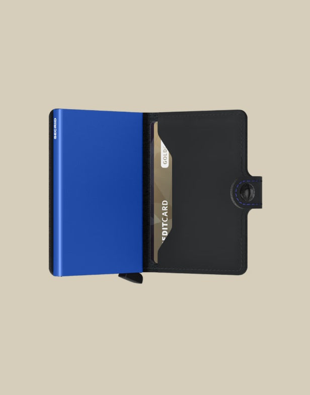 Secrid Miniwallet Matte Porta Carte unisex with compact design, featuring card slots and a sleek matte finish.