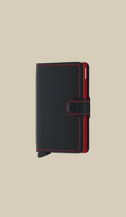 Secrid Miniwallet in matte finish, unisex card holder with compact design for credit cards and documents.
