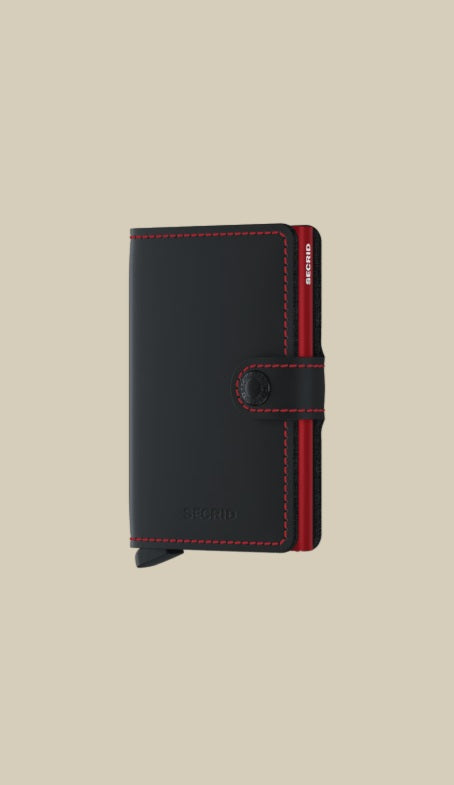 Secrid Miniwallet in matte finish, unisex card holder with compact design for credit cards and documents.