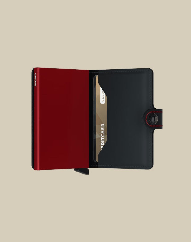 Secrid Miniwallet matte porta carte unisex with compact design for credit cards and documents, minimalist accessory for everyday use