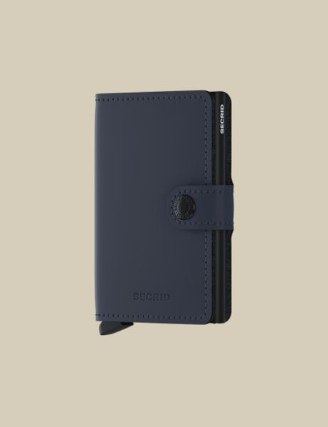 Secrid Miniwallet matte Porta carte unisex for credit cards and documents, compact and stylish accessory with metal finish.