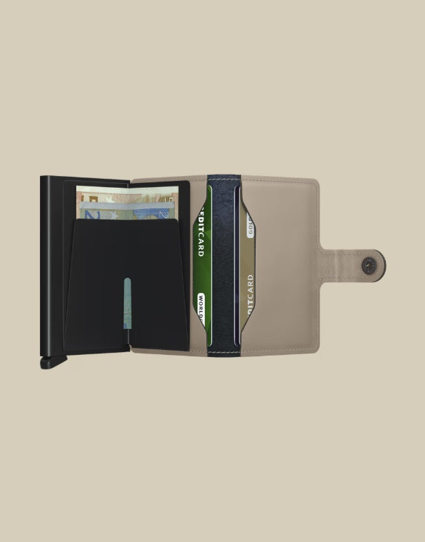 Secrid Miniwallet Matte Porta Carte unisex with compact design for cards and documents, in sleek matte finish.