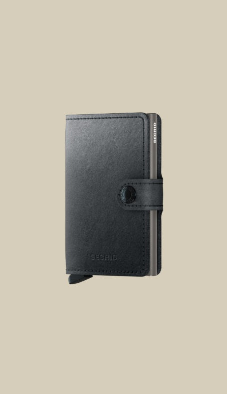 Secrid Miniwallet Porta carte in MIRUM plant-based material, unisex card holder with multiple slots for credit cards and IDs.