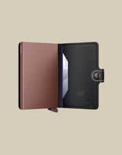 Secrid MIRUM Miniwallet made from plant-based materials, unisex credit card and document holder with sleek design.