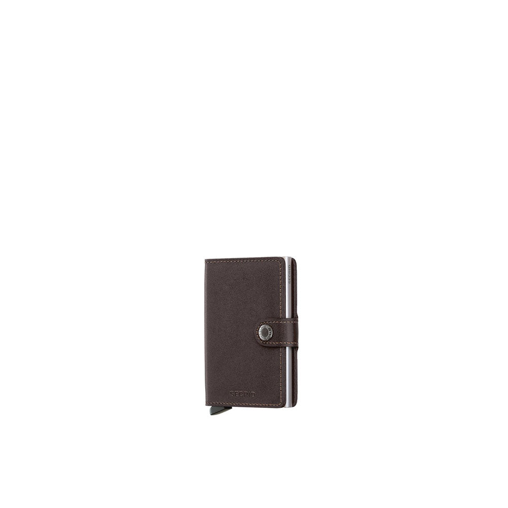 Secrid Miniwallet Original Porta carte in pelle con slot per carte di credito e documenti, compatto e unisex.