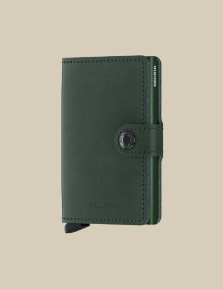 Secrid Miniwallet Original Porta carte in pelle, unisex, with multiple card slots and compact design for credit cards and documents.