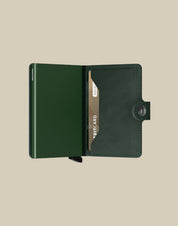 Secrid Miniwallet Original Porta Carte unisex in compact leather, designed for credit cards and small documents, black color.