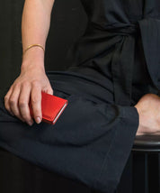 Secrid Miniwallet Original Porta carte unisex in pelle, compact wallet for cards and documents, black color.