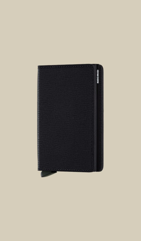 Secrid Slimwallet Crisple Secrid unisex cardholder with compact design, featuring multiple card slots and a sleek exterior.