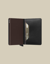 Secrid Slimwallet Original Porta carte in pelle, unisex, compact design for cards and documents, minimalist accessories.