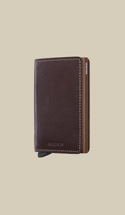 Secrid Slimwallet Original unisex card holder with sleek design and compact leather exterior for credit cards and documents.