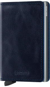 Secrid Slimwallet vintage unisex card holder with multiple card slots and minimalist leather design for secure document storage