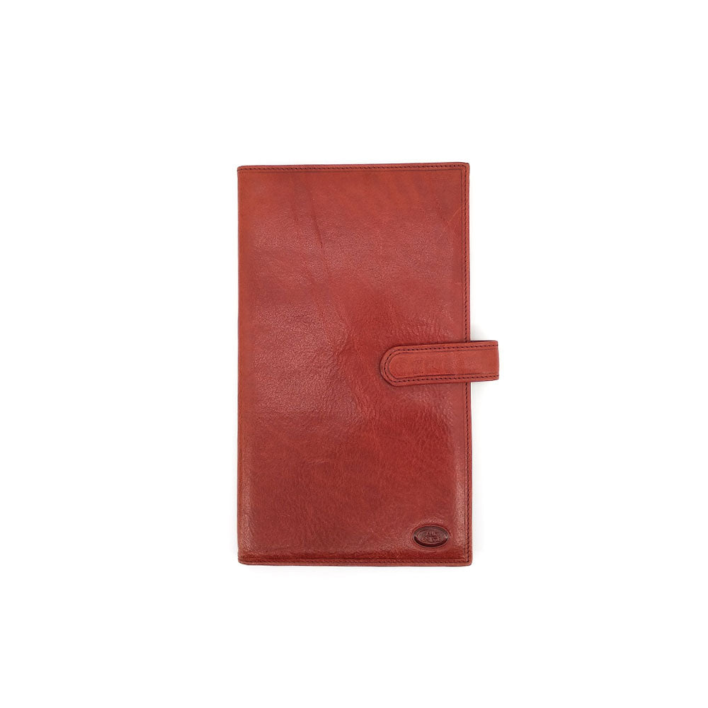 Unisex Portabiglietti Story The Bridge accessory with leather and metal details, designed for organizing cards and small essentials.