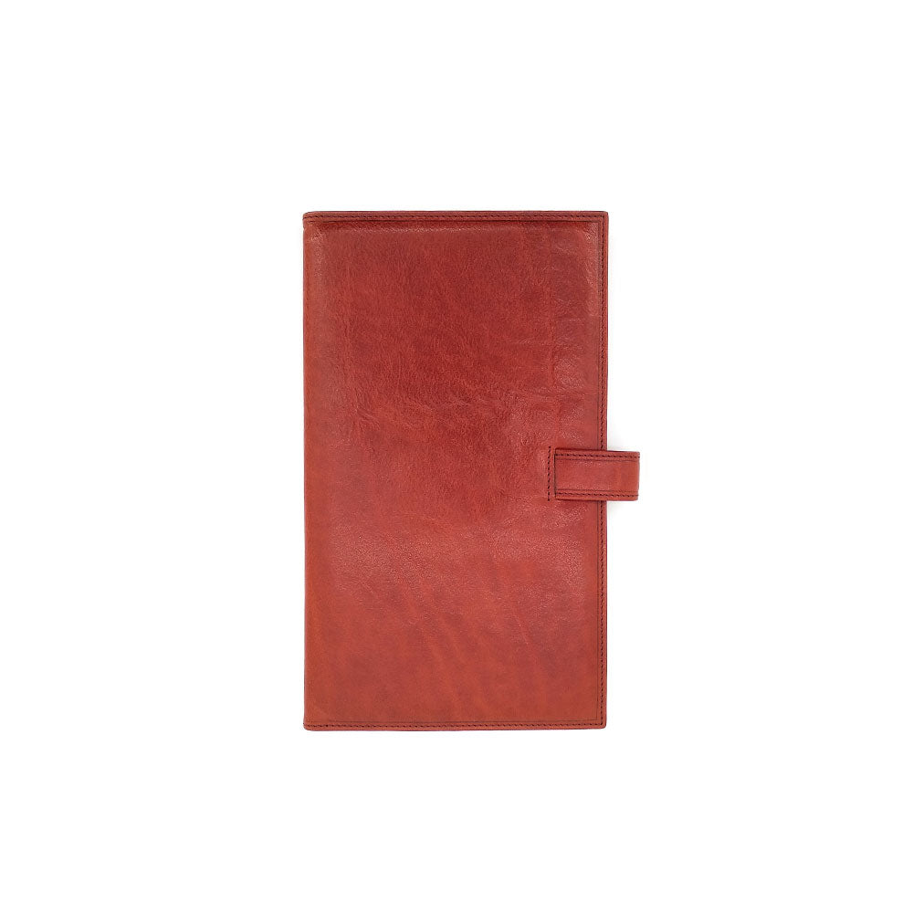 Unisex Portabiglietti Story The Bridge accessory with metallic clips and leather accents, designed for holding small documents.