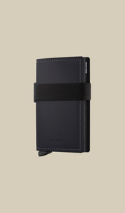 Secrid Portacarte Bandwallet matte unisex cardholder with compact design, holds credit cards and documents securely.