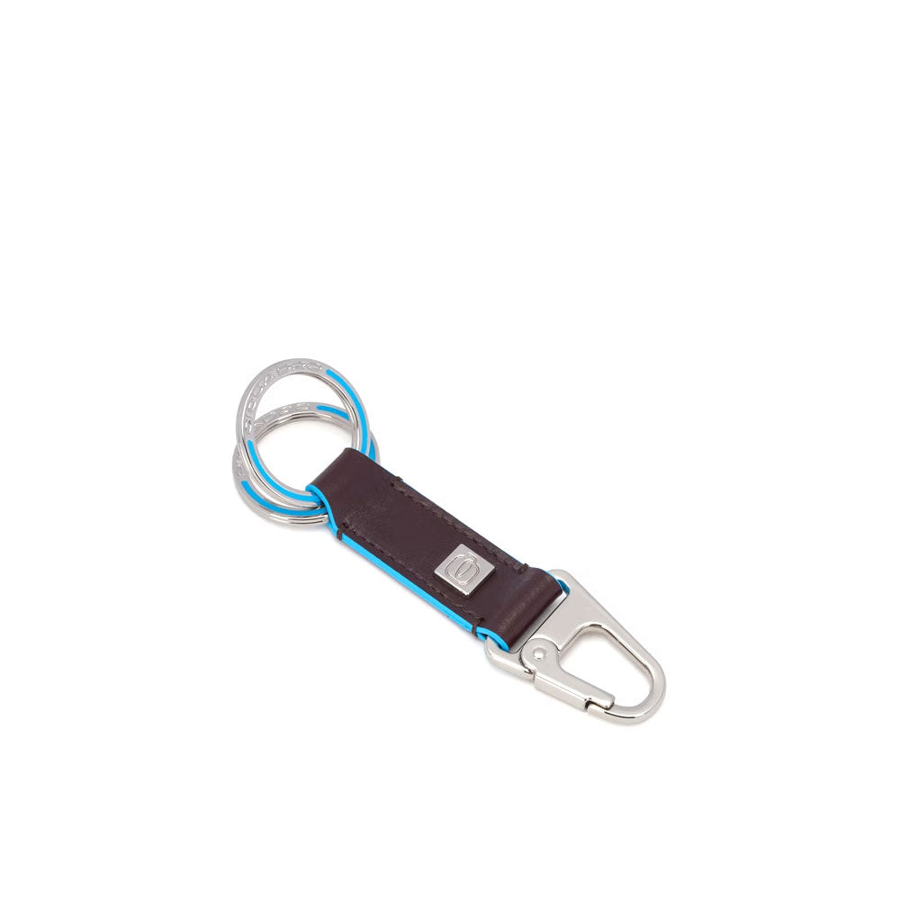 Portachiavi a due anelli con moschettone Piquadro - MYLILLY