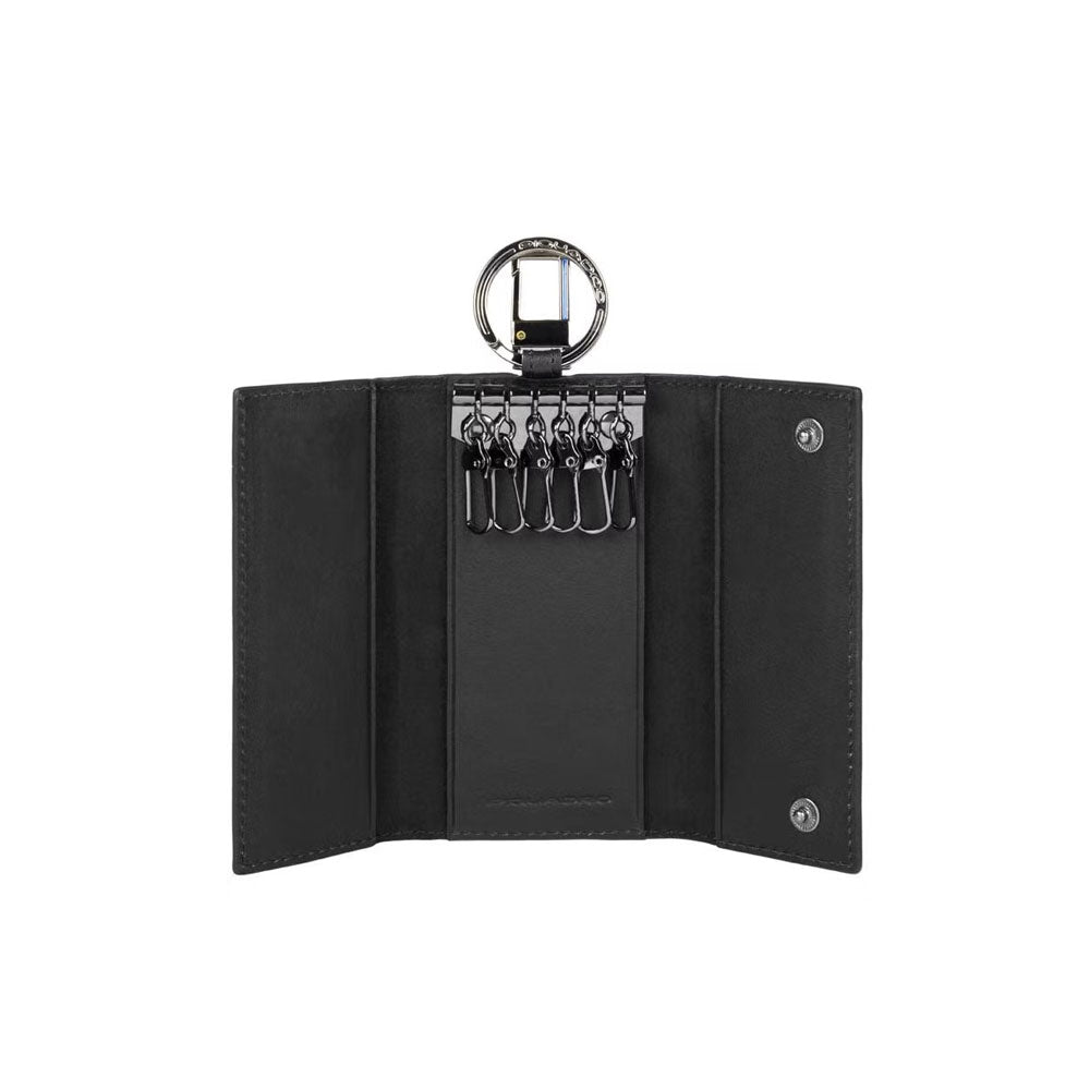 Portachiavi Black Square in pelle Piquadro - MYLILLY