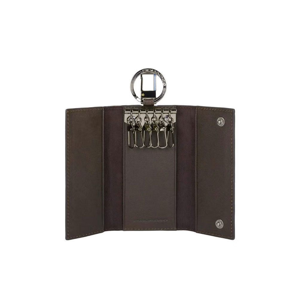 Portachiavi Black Square in pelle Piquadro - MYLILLY