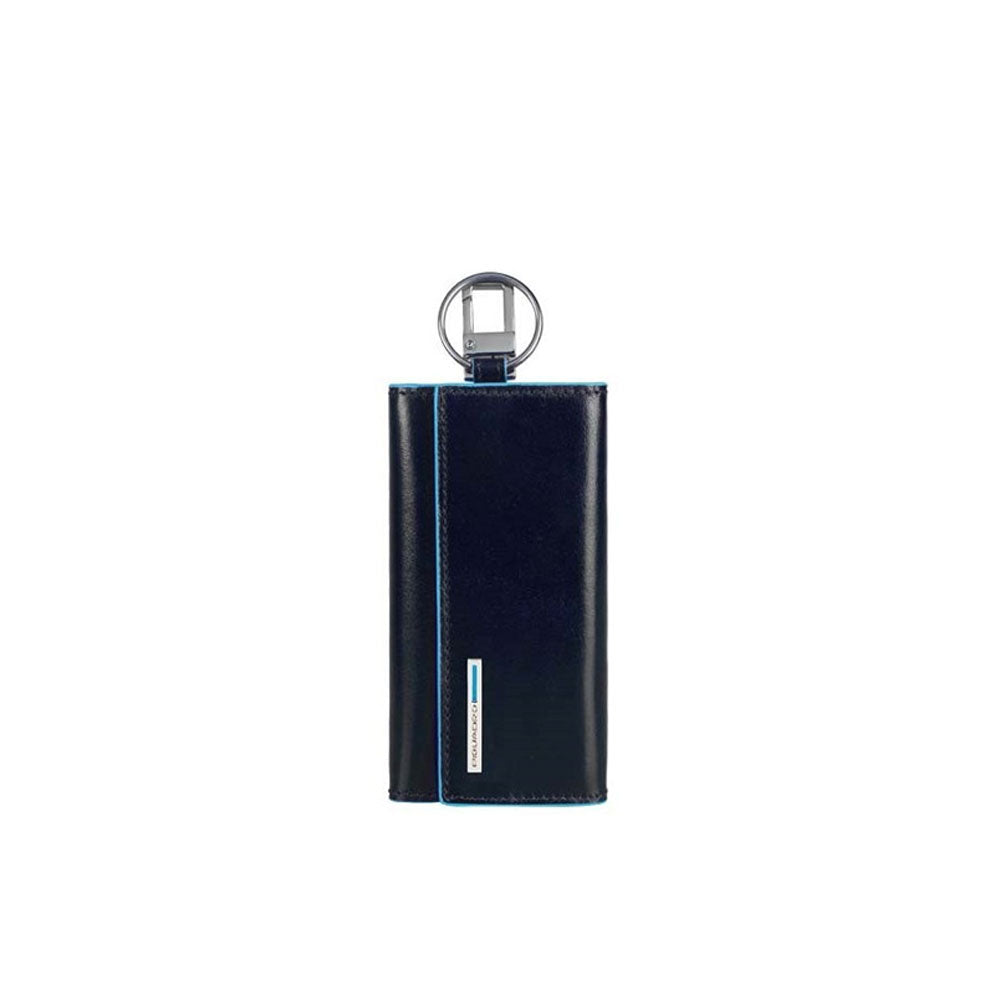Portachiavi Blue Square per porte blindate con moschettone Piquadro - MYLILLY