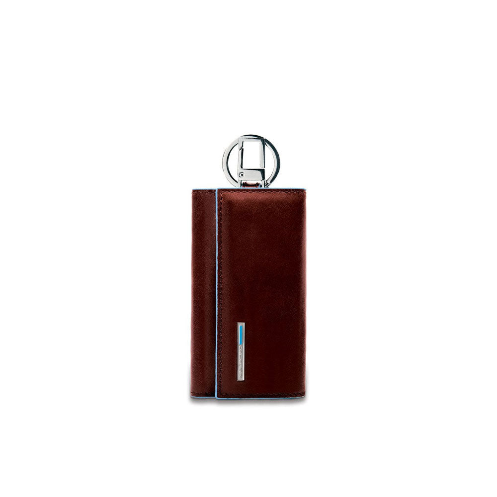 Portachiavi Blue Square per porte blindate con moschettone Piquadro - MYLILLY