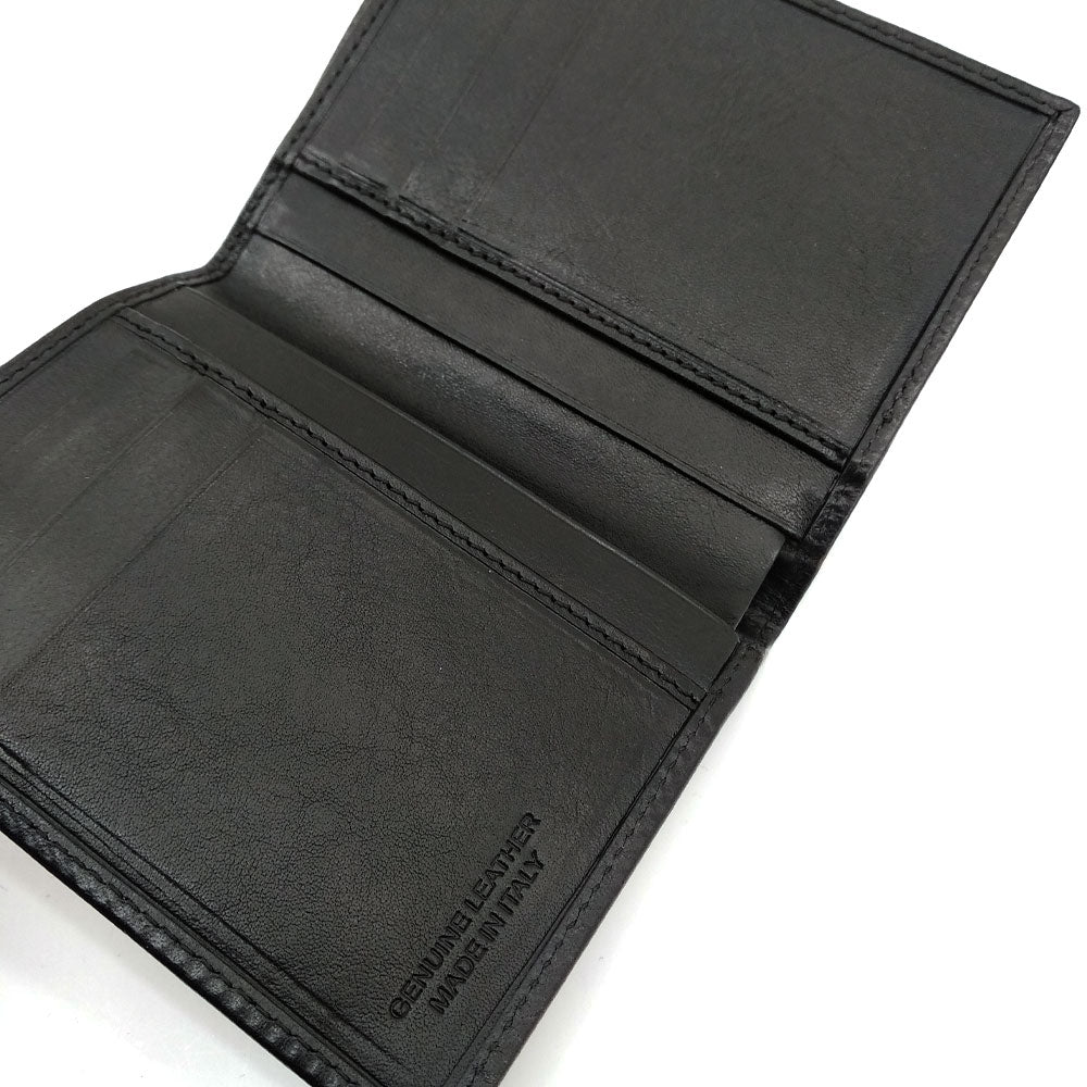 Pucci men's document and credit card holder in sleek leather with multiple card slots and compact design.