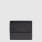 Portafoglio in pelle Piquadro, accessorio unisex, con design elegante e pratico per monete e carte.