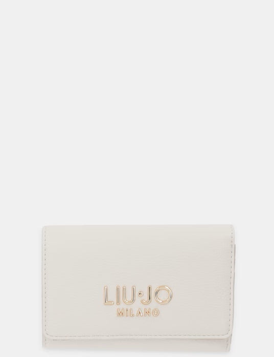 Liu Jo women's wallet in elegant design, featuring multiple card slots and a stylish closure detail.