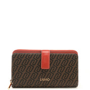 Liu Jo women's wallet with sleek design, multiple card slots, and zipper closure, made of high-quality leather.