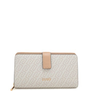 Liu Jo women's wallet featuring a sleek design with multiple card slots and a zipper closure for stylish organization.