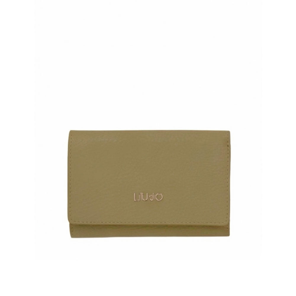 Liu Jo women's wallet with multiple card slots and zip coin compartment, stylish leather accessory for women.