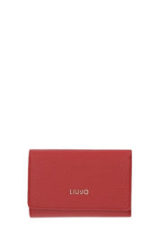 Liu Jo women's wallet with multiple card slots and zipper closure, made of smooth leather in a stylish design.