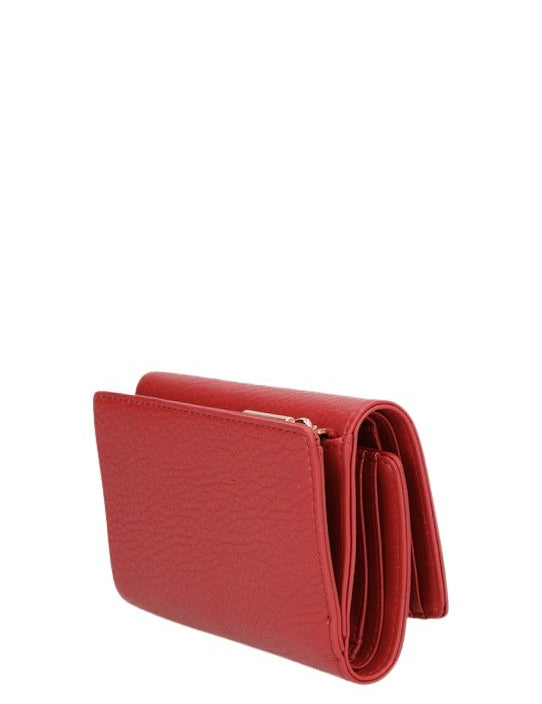 Liu Jo women's wallet featuring a sleek leather design with gold-tone accents and multiple card slots.