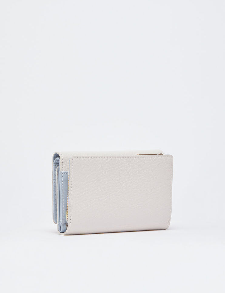 Liu Jo women's wallet featuring a sleek leather design with multiple card slots and a zippered coin compartment.