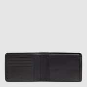 Men's Piquadro Lyss wallet featuring sleek leather design with multiple card slots and a secure cash compartment.