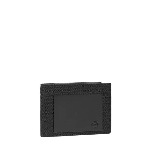 Leather Orion Piquadro men's wallet with multiple card slots and cash compartment, stylish accessory for everyday use.