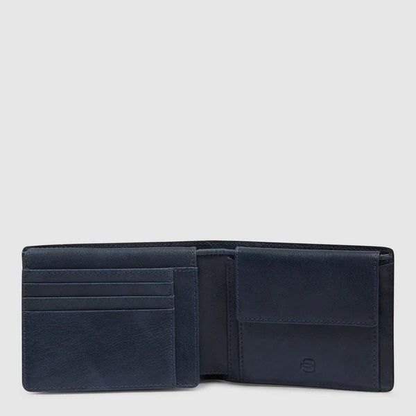 Piquadro Solm men's wallet with multiple card slots and leather finish, stylish accessory for everyday use.