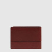 Piquadro Portafoglio Solm uomo in pelle nera con scomparti per carte e contanti, elegante accessorio da uomo.