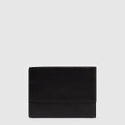 Piquadro Portafoglio Solm in leather, men's wallet with multiple card slots and cash compartment, stylish accessory for men