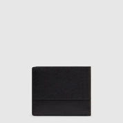 Piquadro Portafoglio Solm uomo in pelle con scomparti per carte e banconote, accessori maschili eleganti e funzionali.