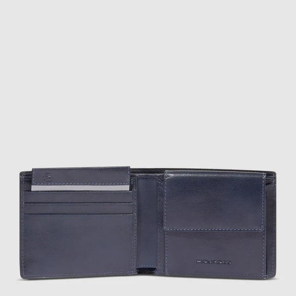 Portafoglio uomo con porta spiccioli in pelle - MYLILLY