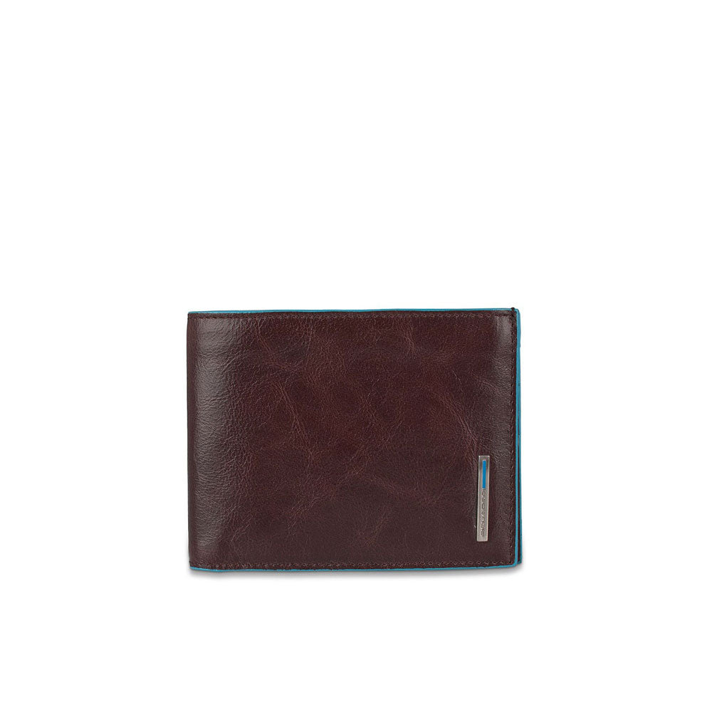 Portafoglio uomo con portamonete in pelle Blue Square Piquadro - MYLILLY